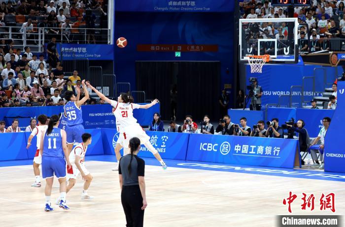 （成都大运会）中国女篮大胜中国台北闯进决赛