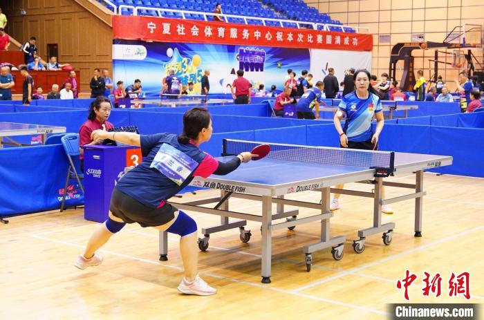 第二届中国乒乓球城市联赛西部赛区在宁夏举行