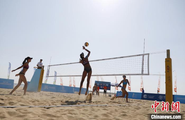 “排球之城”2023年天津国际青年沙滩排球邀请赛开赛