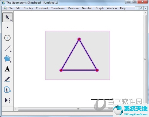 几何画板怎么构造三角形内部(几何画板做正n边形)