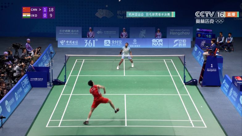 中国队提前锁定杭州亚运会羽毛球男子单打金牌