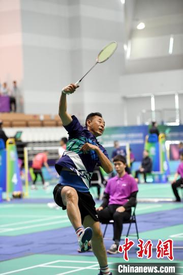 第十四届全运会群众赛事活动公安民警组羽毛球赛郑州开赛