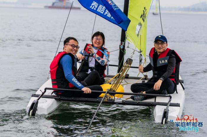2023年中国家帆赛在宁波起航 上百名选手参加比赛