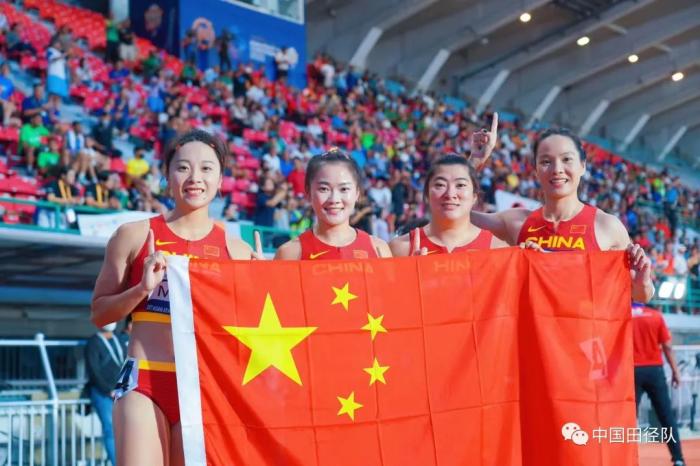 女子接力反超日本队夺冠 田径亚锦赛中国队两日取三金