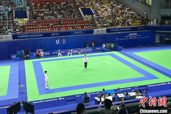 （成都大运纪事）跆拳道项目开赛 韩国包揽男女个人品势两块金牌